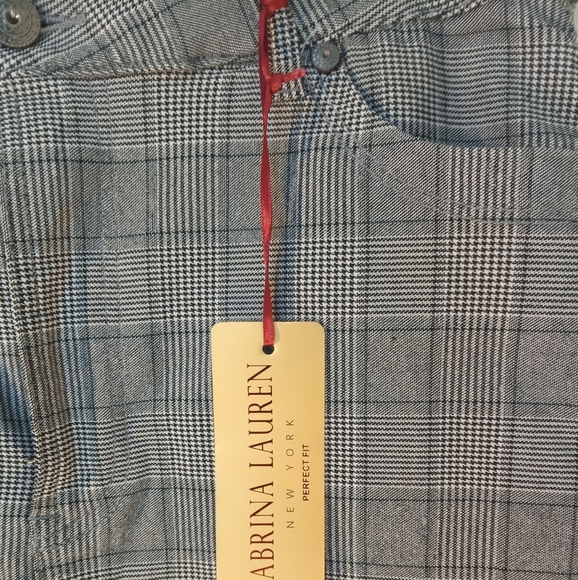 NWT | Sabrina Lauren Plaid Pen Shirt Size 10 - Picture 2 of 10